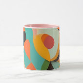 Moderne kunst uit het midden van de eeuw, diverse mok (Midden)