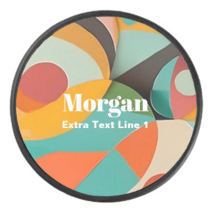 Moderne kunst uit het midden van de eeuw, naam & t hockey puck