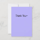 Moderne Kunst Waterverf Vrouw Dank u Kaarten (Achterkant)