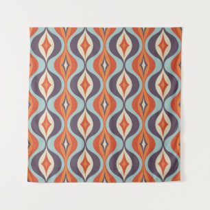 Moderne kunstachtergrond uit de midden-eeuw. Abstr Wandkleed