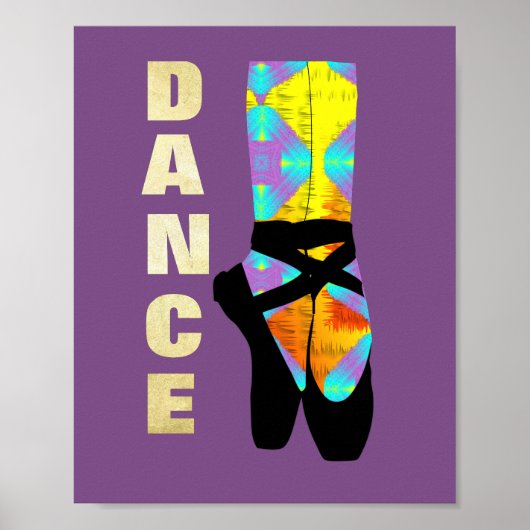 moderne kunstballetdansdanskracht poster (Voorkant)