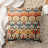 Moderne kunstbladeren kussen (Deken)