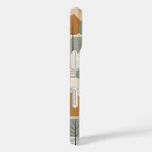 Moderne kunstbomen in aardetinten Case-Mate iPhone case (Achterkant / Rechts)