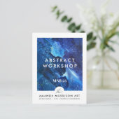 Moderne Kunstenaar Schilder Hand Logo Briefkaart (Staand voorkant)