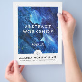 Moderne Kunstenaar Schilder Hand Logo Flyer (Hand)