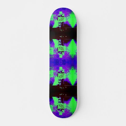 Moderne kunstfles skateboard (Voorkant)