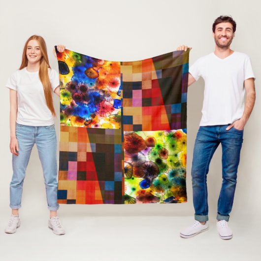 Moderne Kunstfusie Fleece Deken (In situ)