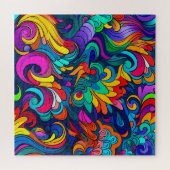 Moderne Kunstpuzzel Legpuzzel (Horizontaal)