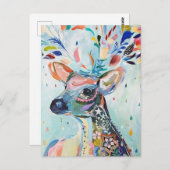  moderne kunstschilders briefkaart (Voorkant / Achterkant)