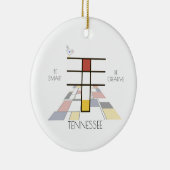 Moderne kunststijlmonogram. Brief T Keramisch Ornament (Rechts)