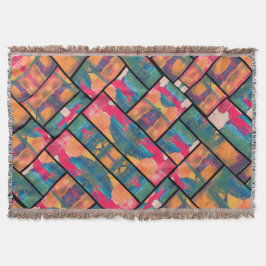 moderne kunstverf deken