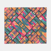 moderne kunstverf fleece deken (Voorkant (Horizontaal))