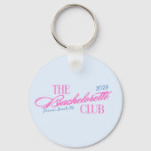 Moderne Kustschelp Bachelorette-feest aangepast Sleutelhanger (Voorkant)