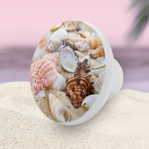 Moderne kustvaart in de Noordzee Keramische Knop