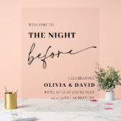 Moderne La Nuit Avant Le Dîner De Répétition Signa (Mariage)