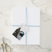 Moderne Labels met een stijlstructuur en een bergc Cadeaulabel (Met Touw)