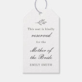 Moderne Labels van een filewoud met voorbehouden z Cadeaulabel (Voorkant)