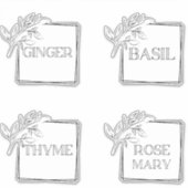 Moderne labels voor organisaties (Voorkant)