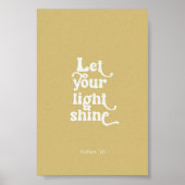 Moderne laissez briller votre affiche (Devant)