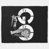 Moderne LAISSEZ-MOI ALLER Léopard Noir Couvertures (Devant (Horizontal))