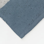 Moderne Lake House Aangepaste Coördinaten Fleece Deken (Hoek)