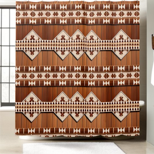 Moderne land douche gordijn stijl 1