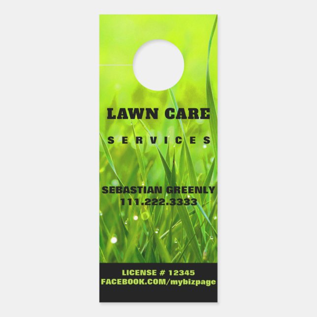 *~* Moderne Landscaping Green Grass Lawn Care (Voorkant)