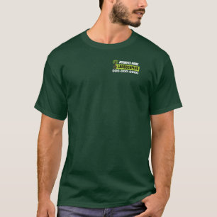 Moderne landschappelijke donkere kleuren T-Shirt