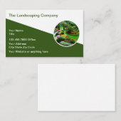Moderne landschapsarchitectuur Visitekaartjes (Voorkant / Achterkant)