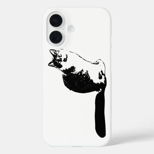 Moderne langharige katteniPhone-hoes Case-Mate iPhone Case (Achterkant)