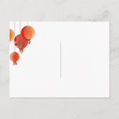 Moderne Lantaarns Weddenschap Save the Date Aankondigingskaart (Achterkant)