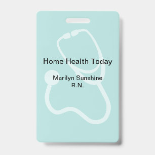 Moderne lay-out voor medische professionals badge