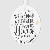 Moderne le plus merveilleux temps de l'année photo (devant)