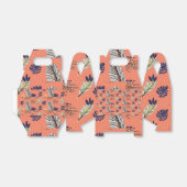 Moderne Leaf Pattern Party Supplies Bedankdoosjes (Uitgevouwen)
