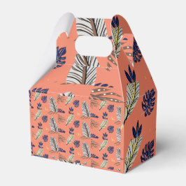 Moderne Leaf Pattern Party Supplies Bedankdoosjes