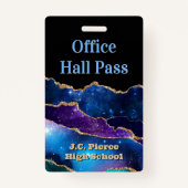 Moderne leerlingenzaal pas Badge (Voorkant)