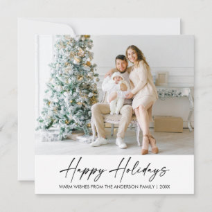 Moderne legante kalligrafie feestdagenkaart