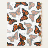 Moderne legante monoarch Butterfly-monogrammen Planner (Achterkant)