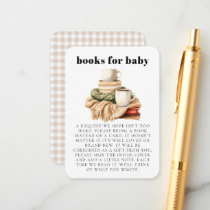 Moderne lelijke wintertrui Baby shower behuizing Informatiekaartje