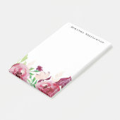Moderne lentbloemen post-it® notes (Schuin)