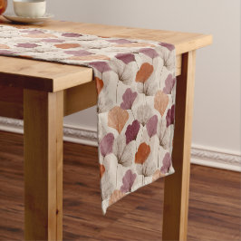 Moderne lente botanische bloem tafel runner korte tafelloper