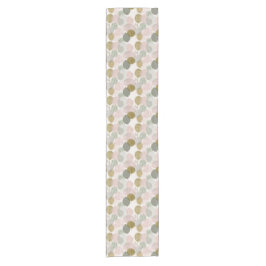 Moderne lente botanische tafelrunner korte tafelloper