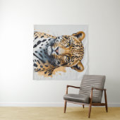 Moderne Leopard schilderij Wild Art Wandkleed (In Situ (horizontaal))