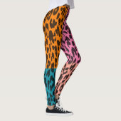 Moderne leopard Skin Pattern #15 Leggings (Rechts)