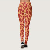 Moderne leopard Skin Pattern #19 Leggings (Achterkant)