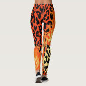 Moderne leopard Skin Pattern #20 Leggings (Achterkant)