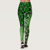 Moderne leopard Skin Pattern #27 Leggings (Achterkant)