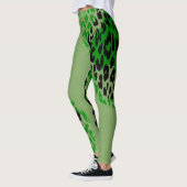 Moderne leopard Skin Pattern #27 Leggings (Links)