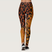 Moderne leopard Skin Pattern #29 Leggings (Achterkant)