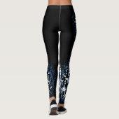 Moderne leopard Skin Pattern #34 Leggings (Achterkant)